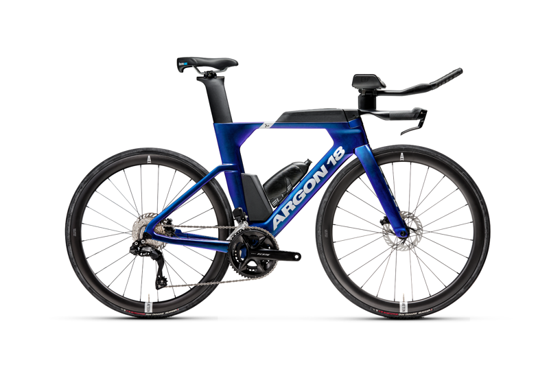 2026 Argon 18 E117 105 Di2 Triathlon Bike Hypershift Blueberry/Silver