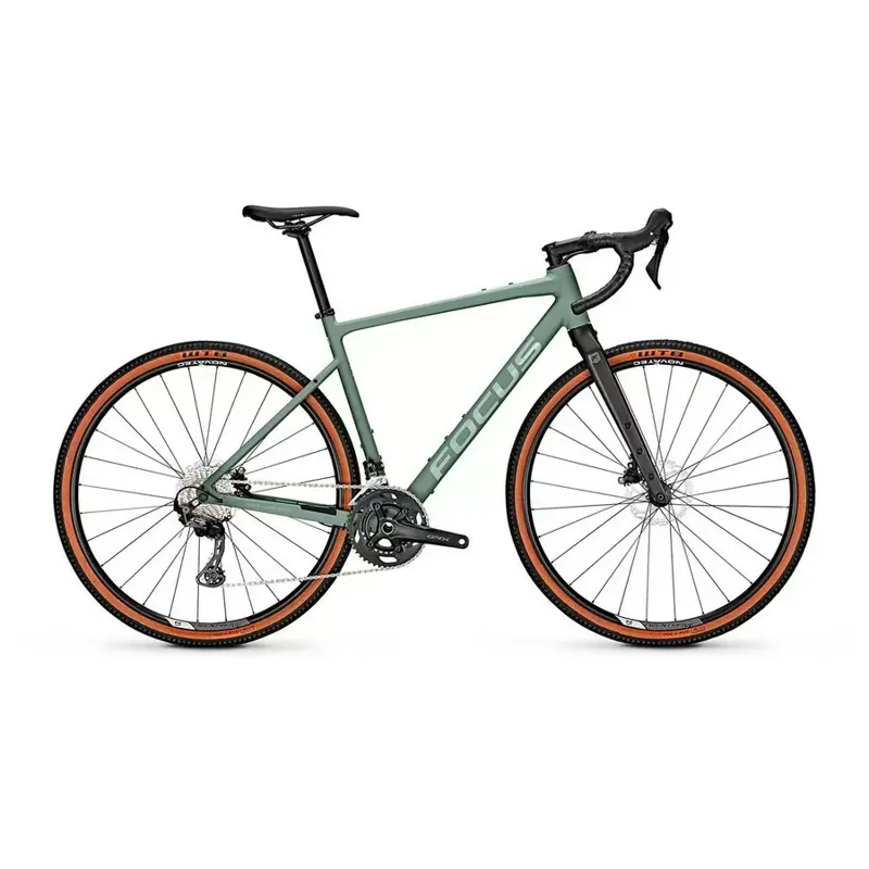 2023 Focus Atlas 6.8 Gravel Bike in Mineral Green