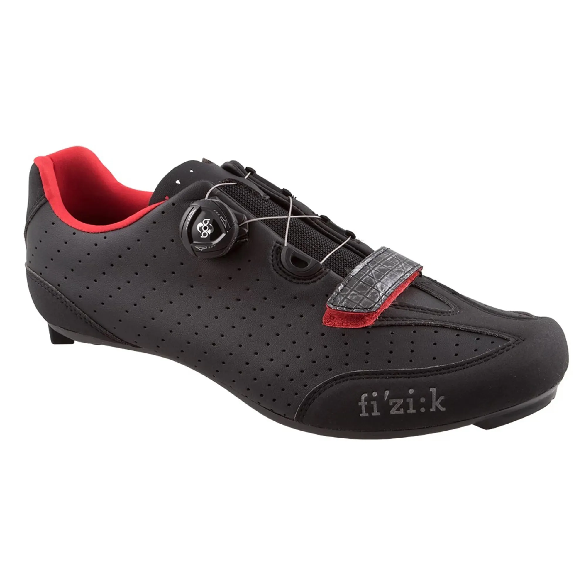 Fizik R3B Uomo Boa Carbon Road Shoe in Black Red