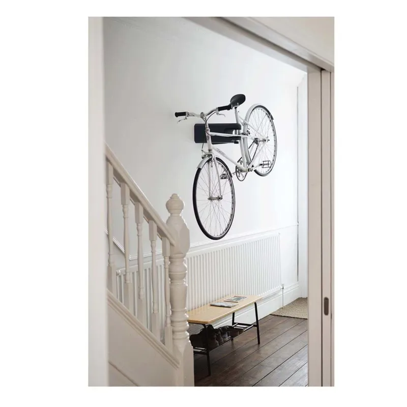 Hiplok Airlok Wall Mounted Lock and Bike Storage in Black-1