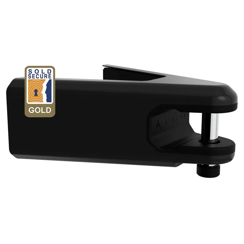 Hiplok Airlok Wall Mounted Lock and Bike Storage in Black