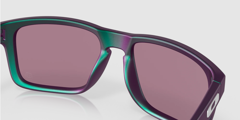 Oakley Holbrook Troy Lee Designs in Matte Purple Green Shift / PRIZM Jade-6
