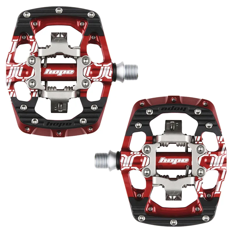 Hope Union Gravity GC Clip Pedals in Red