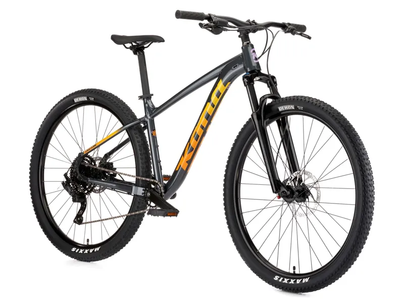 Kona Lava Dome MTB In Gloss Dark Grey and Furnace Fade/Purple-1