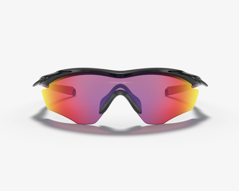 Oakley M2 Frame XL Sunglasses in Polished Black / PRIZM Road Lens-1
