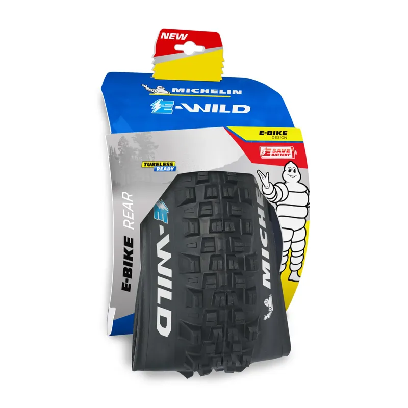 Michelin E-Wild Tubeless Ready E-Bike Tyre - Front/Rear-2