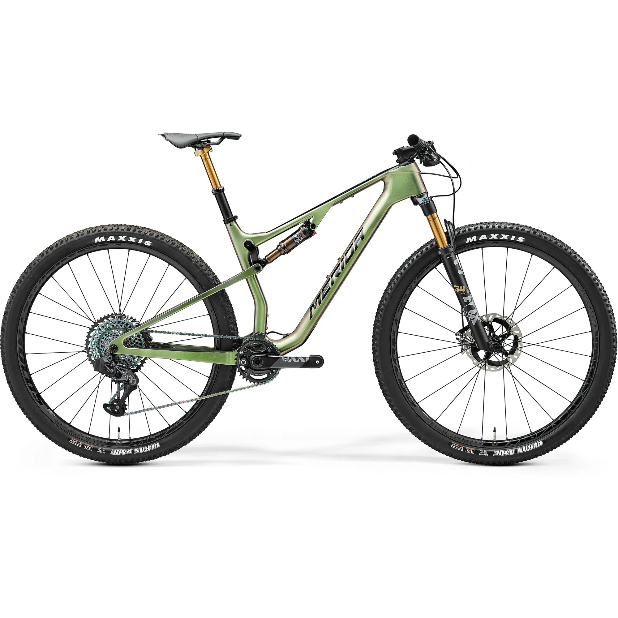 2023 Merida Ninety-Six RC 10K Mountain Bike in Green