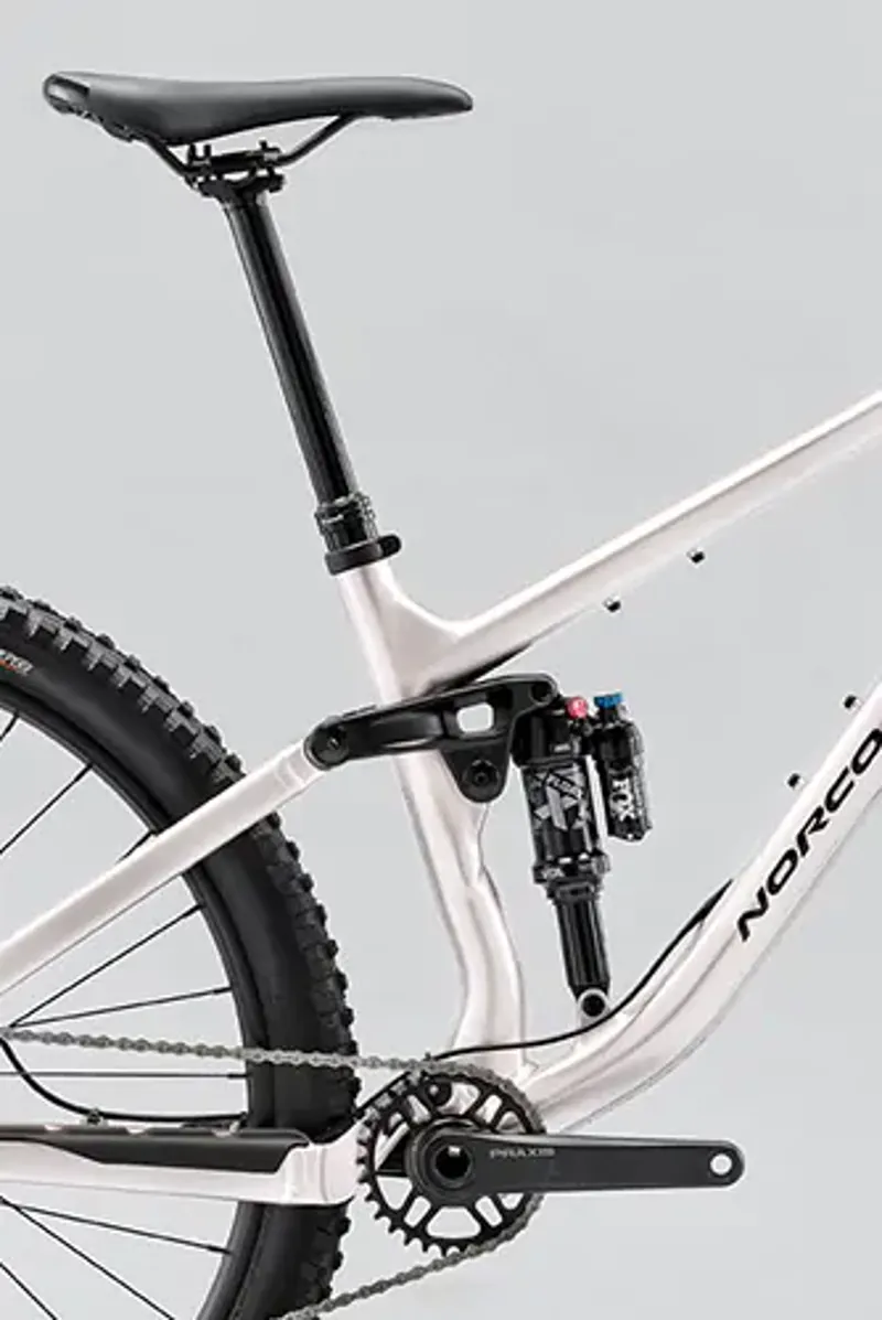 2026 Norco Fluid FS A2 Mountain Bike in Gloss Silverton-2