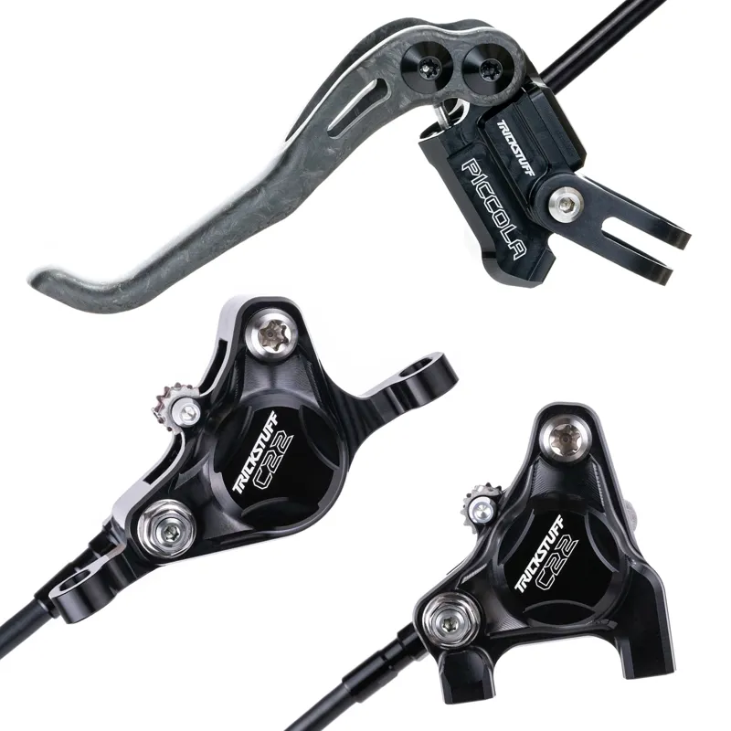 Trickstuff Piccola Carbon Disc Brake Set - Black Lever/Reservoir Cap-4