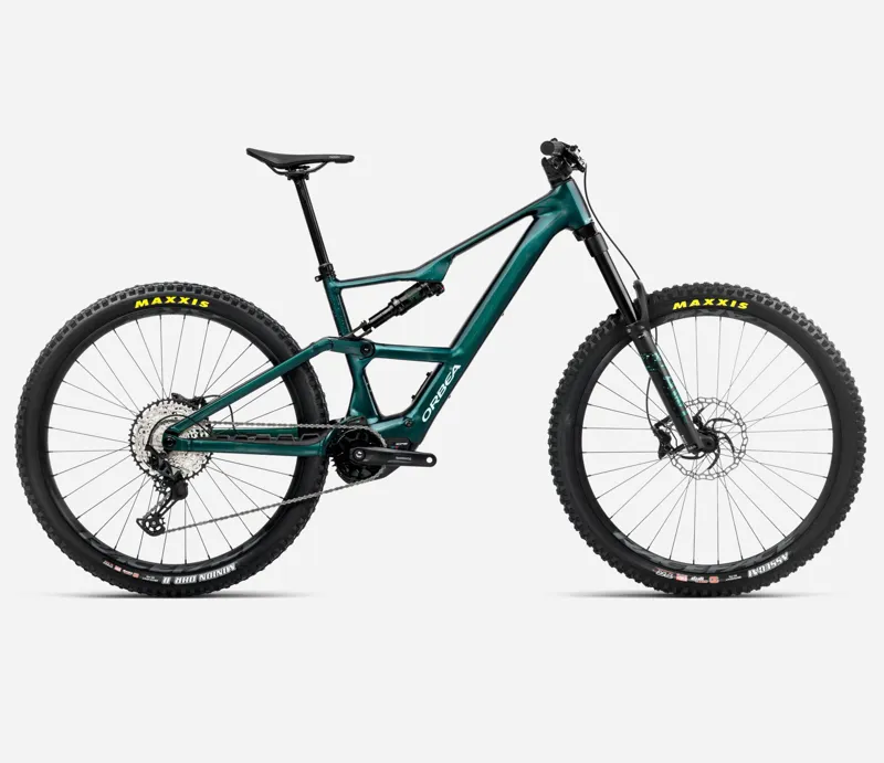 2026 Orbea Rise LT H20 eMTB in Escape Green/Splash Ice Green