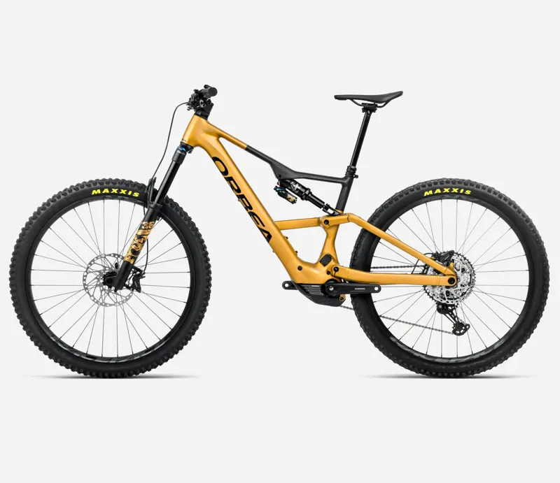 2026 Orbea Rise LT H10 eMTB in Bumblebee Yellow/Black Matt-1