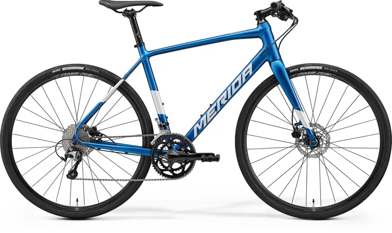 2023 Merida Speeder 300 Flat Bar Road Bike in Blue