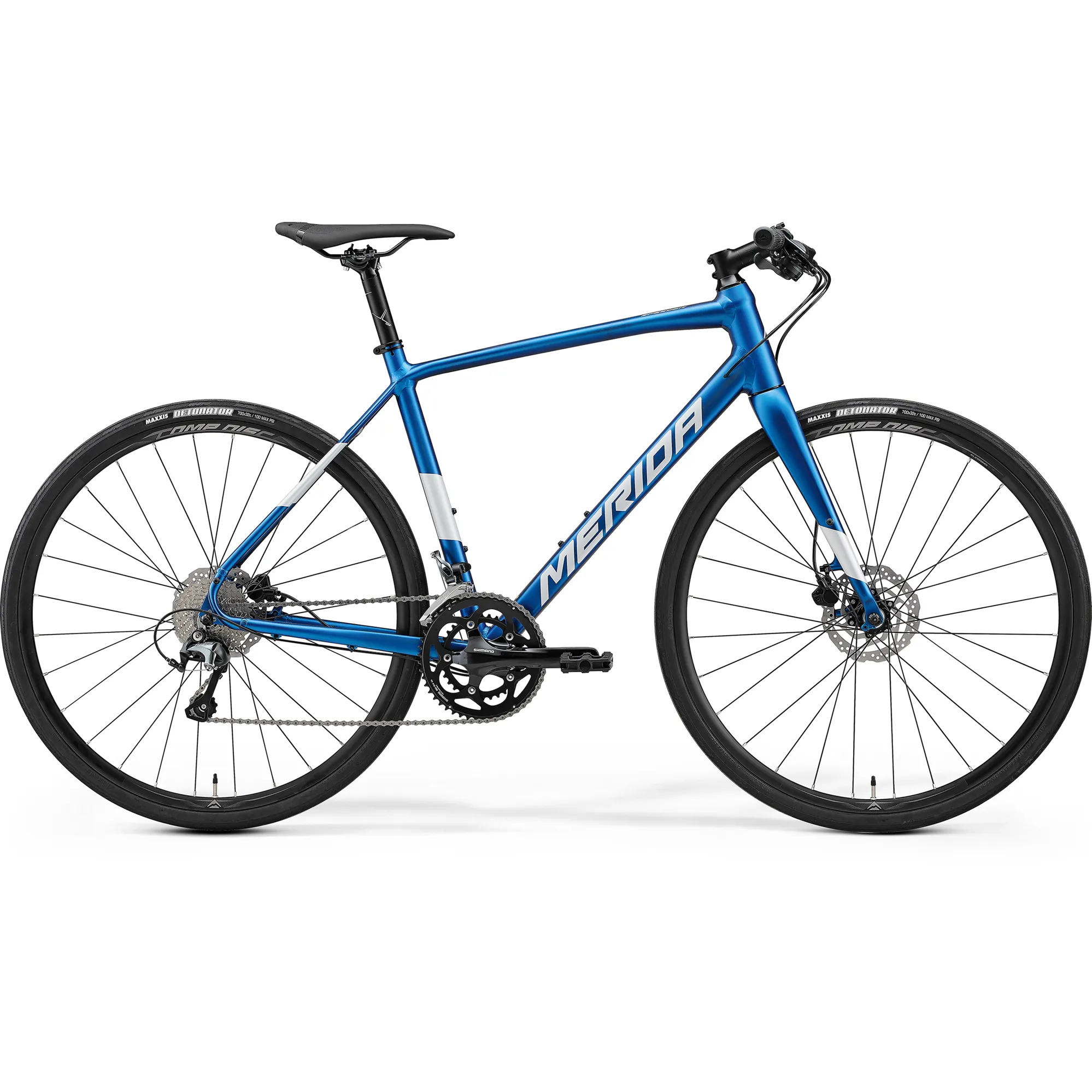 2023 Merida Speeder 300 Flat Bar Road Bike in Blue