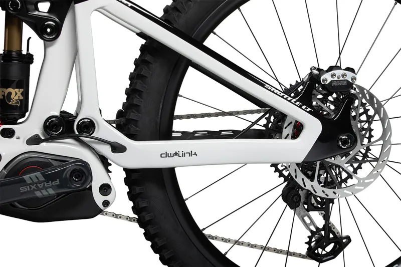 2026 Pivot Shuttle LT Pro Electric Mountain Bike in Stone Cold White-1