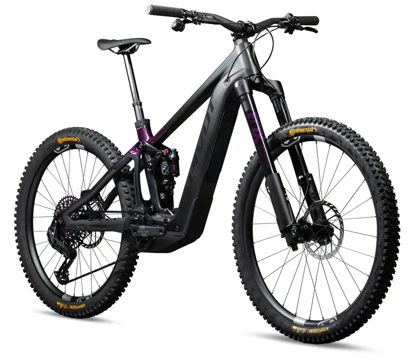 2026 Pivot Shuttle LT Team Electric Mountain Bike - Black/Royal Purple-1