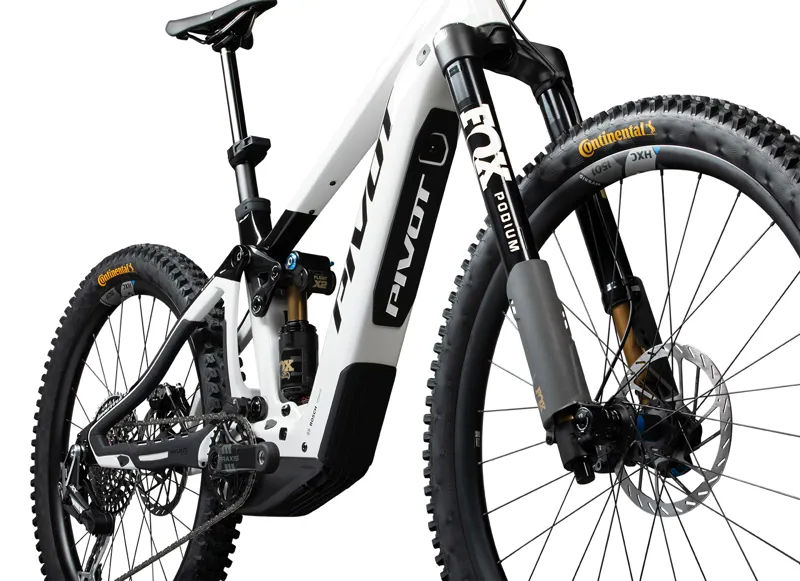 2026 Pivot Shuttle LT Team Electric Mountain Bike in Stone Cold White-9