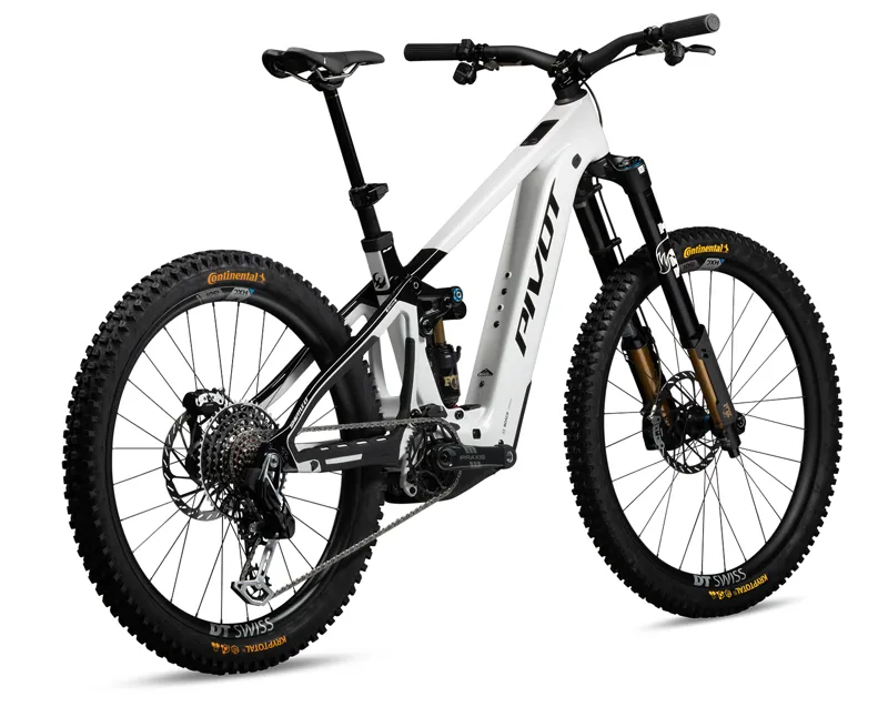 2026 Pivot Shuttle LT Team Electric Mountain Bike in Stone Cold White-2