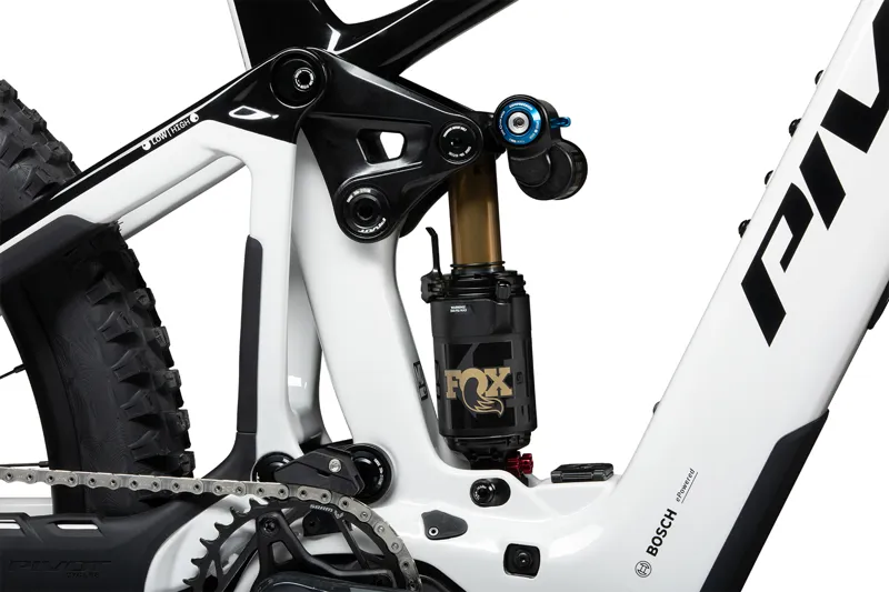 2026 Pivot Shuttle LT Team Electric Mountain Bike in Stone Cold White-11