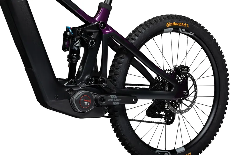 2026 Pivot Shuttle LT Pro Electric Mountain Bike in Black/Royal Purple-6