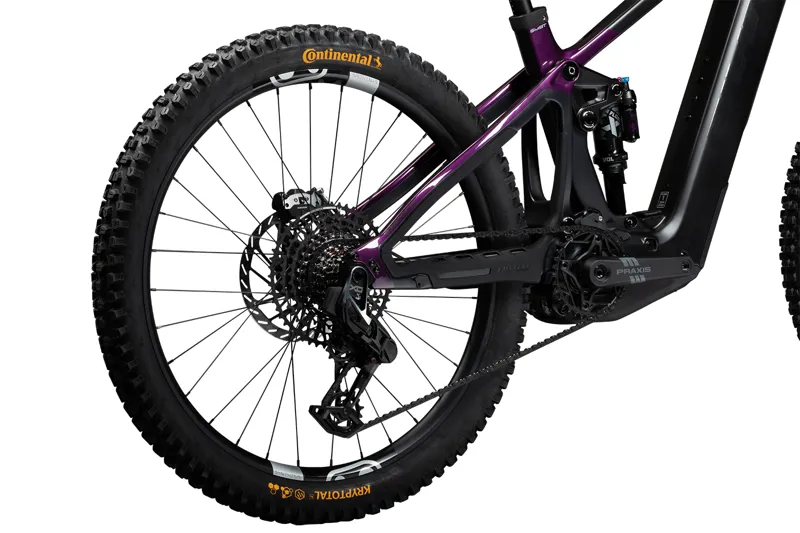 2026 Pivot Shuttle LT Pro Electric Mountain Bike in Black/Royal Purple-9
