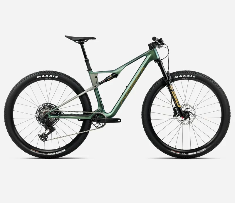 2026 Orbea Oiz M21 Mountain Bike - Seaweed Carbon View/Spaceship Green