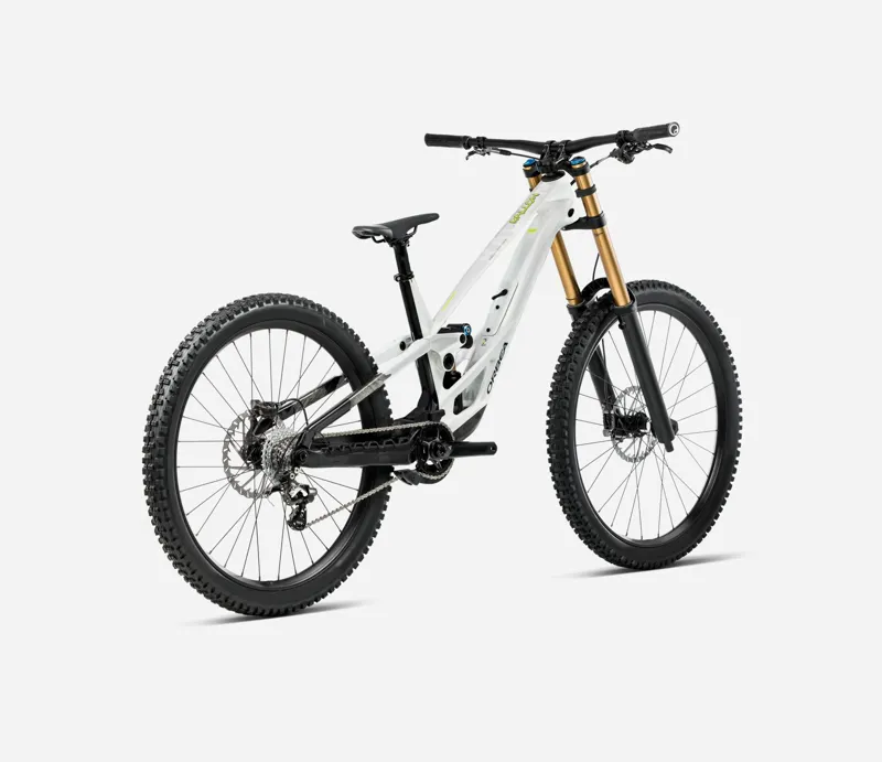 2026 Orbea Rallon D-LTD Downhill Bike 442mm CS in White/Diamond Black-2