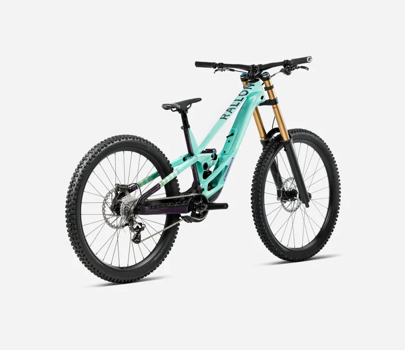 2026 Orbea Rallon D-LTD Downhill Bike 450mm CS in Aloha Green - Purple-2