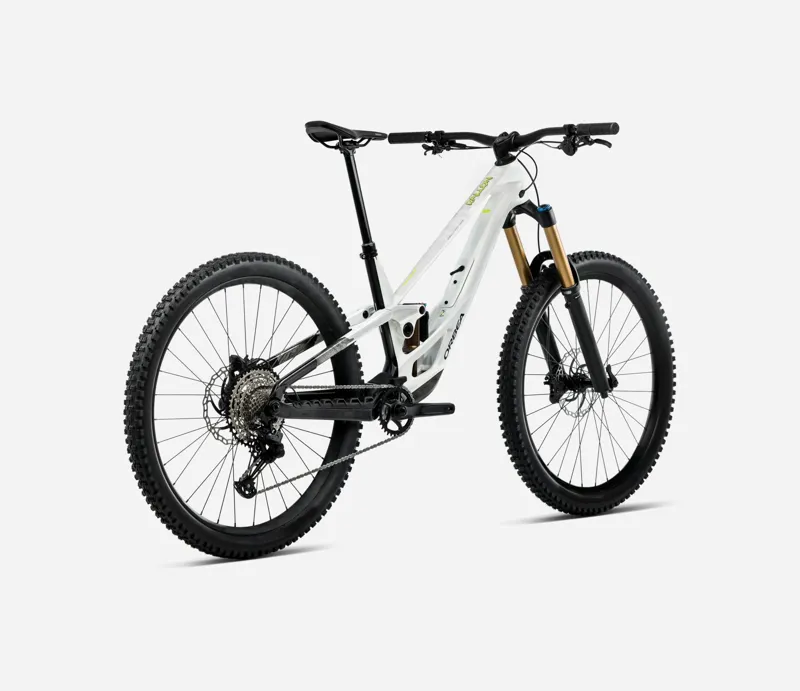 2026 Orbea Rallon E-Team Enduro MTB 442mm CS in White/Diamond Black-2