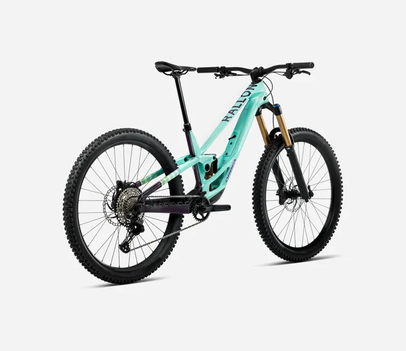 2026 Orbea Rallon E10 Enduro MTB 442mm CS in Aloha Green/Purple-2