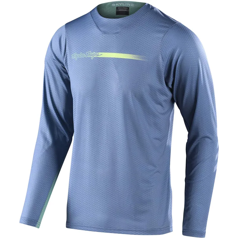 Troy Lee Designs Skyline Air Long Sleeve Jersey in Channel Grey
