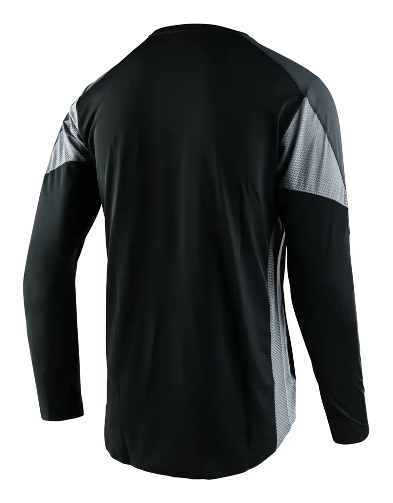 Troy Lee Designs Drift Long Sleeve Jersey in Solid Dark Charcoal-1