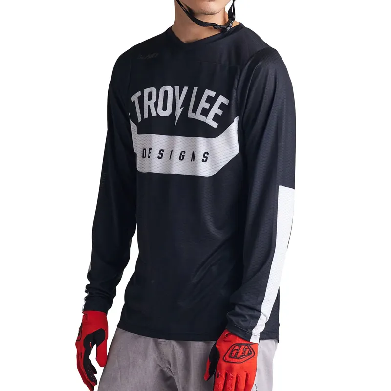 Troy Lee Designs Skyline Air Long Sleeve Jersey Aircore in Black-1