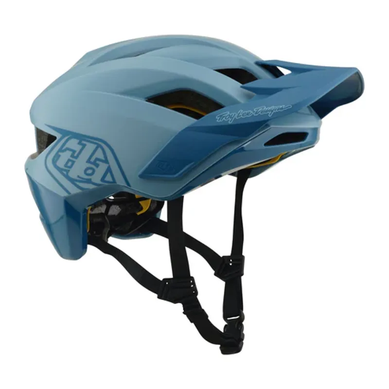Troy Lee Designs Flowline MIPS Helmet - Point in Dawn Blue/Sapphire-5