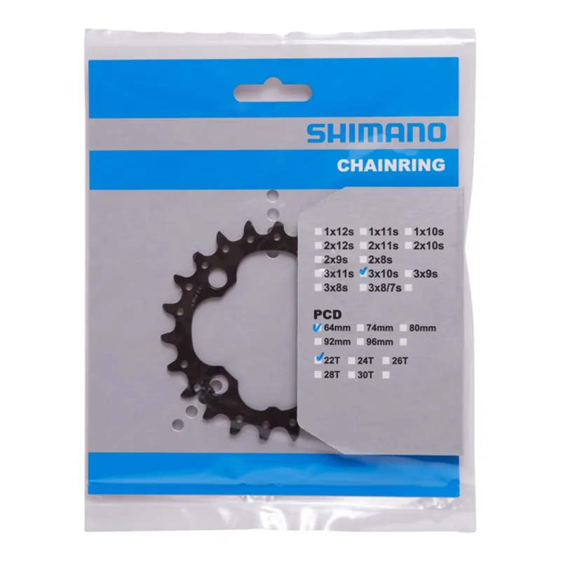 Shimano SLX FC-M672 3x10s Inner Chainring 22T Black-1