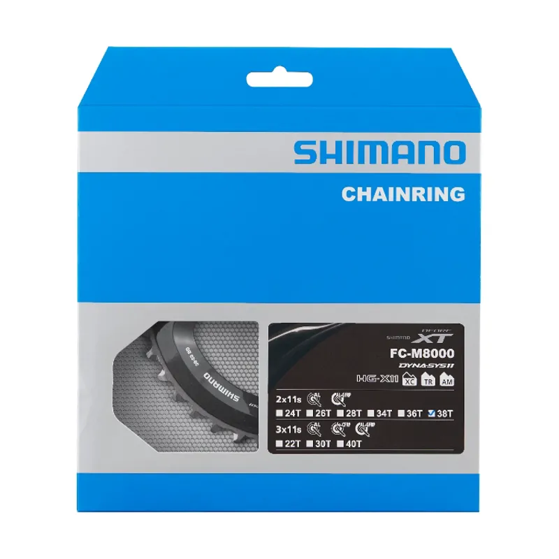 Shimano XT FC-M8000 Chainring 38T 11-Speed Double-1