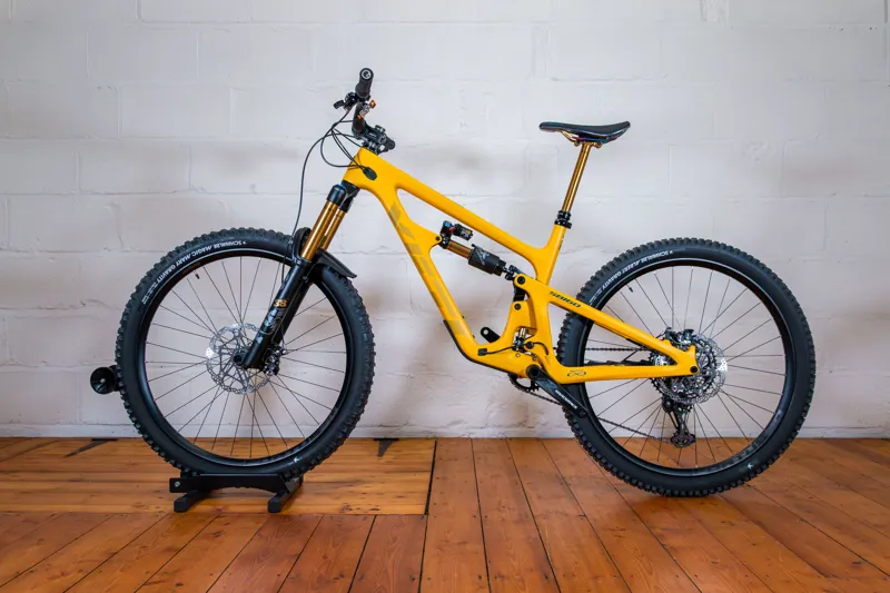Yeti SB160 T-Series Factory Enduro Mountain Bike in Mustard - Large-1