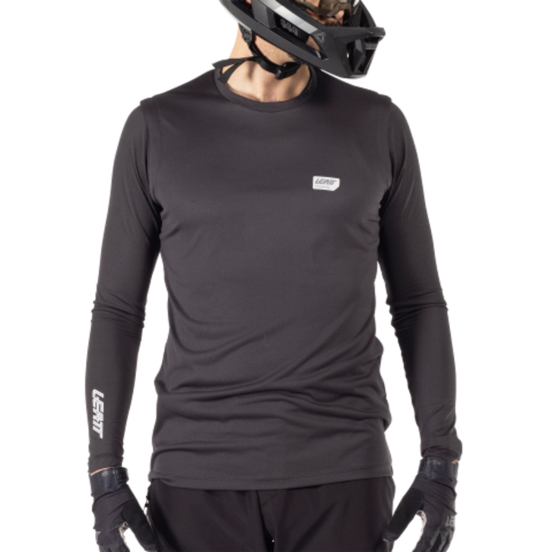 Leatt MTB 1.0 Ride Kit Jersey and Pants in Black-1