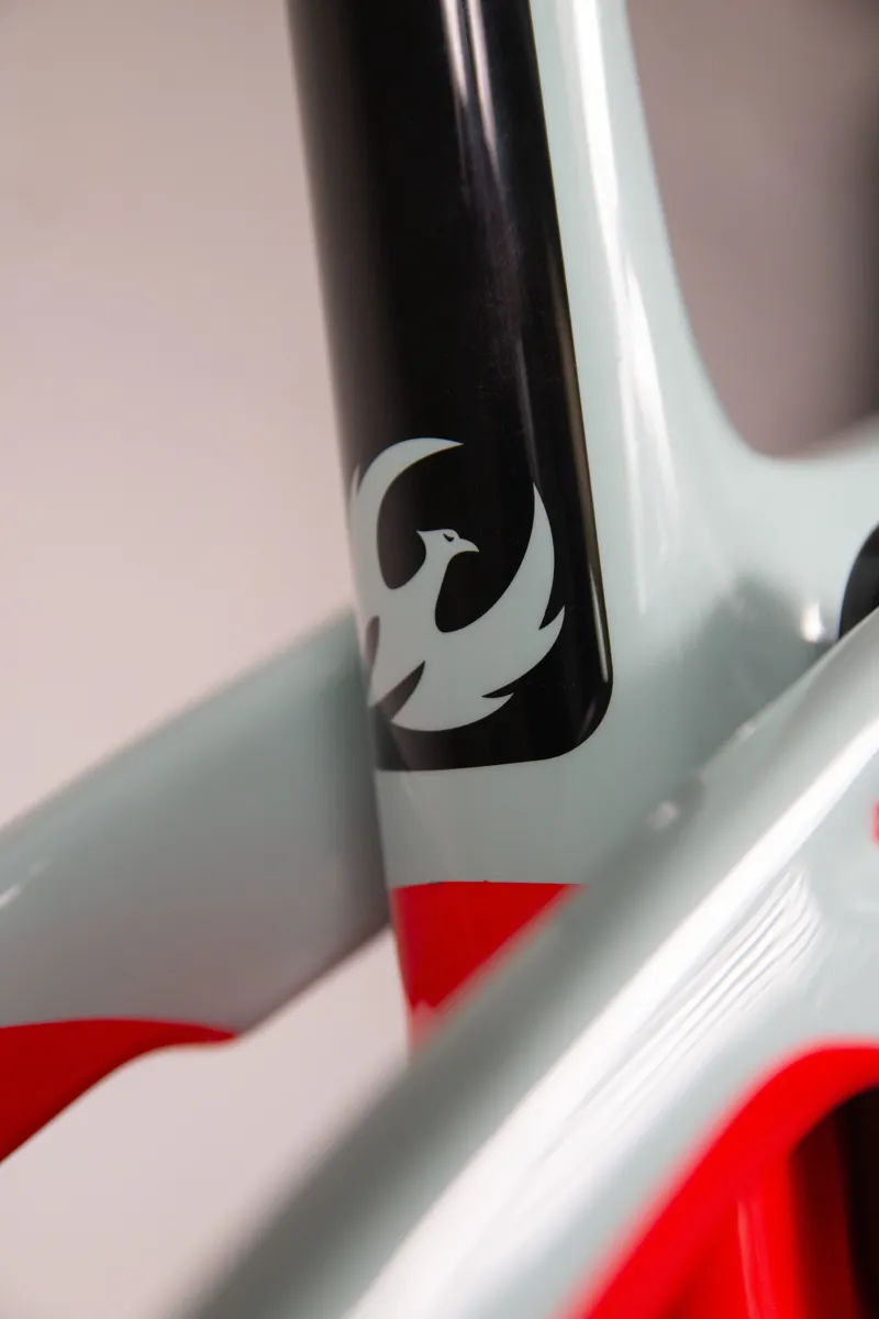 Pivot Cycles Phoenix Downhill Frame in Red/Mint-7