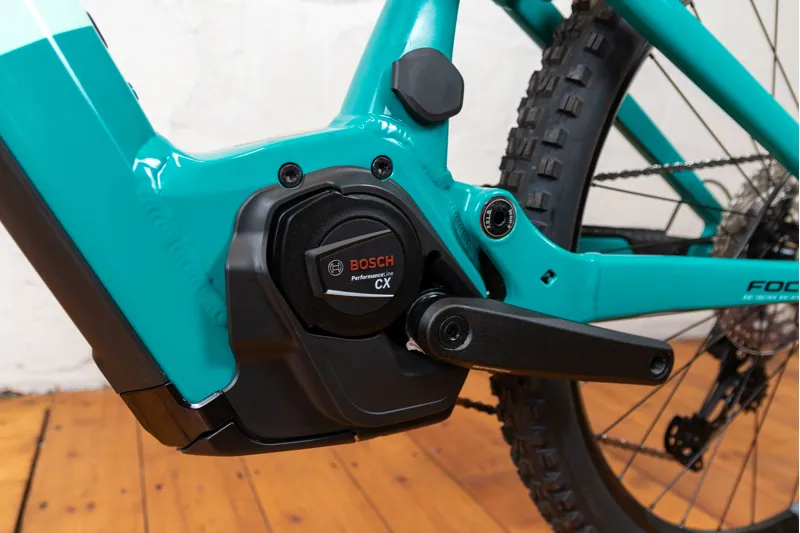 2023 Focus Jam2 6.7 Electric Mountain Bike in Green/Blue-6