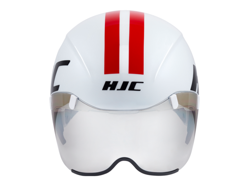 HJC Adwatt Aero Helmet White Red-2
