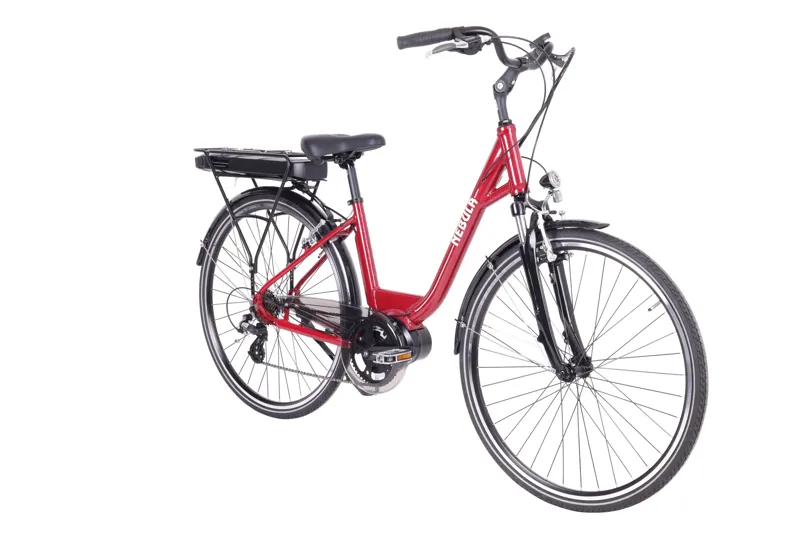 BatriBike Nebula Step-Through Electric Bike in Red-1