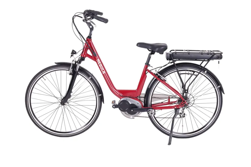BatriBike Nebula Step-Through Electric Bike in Red-2