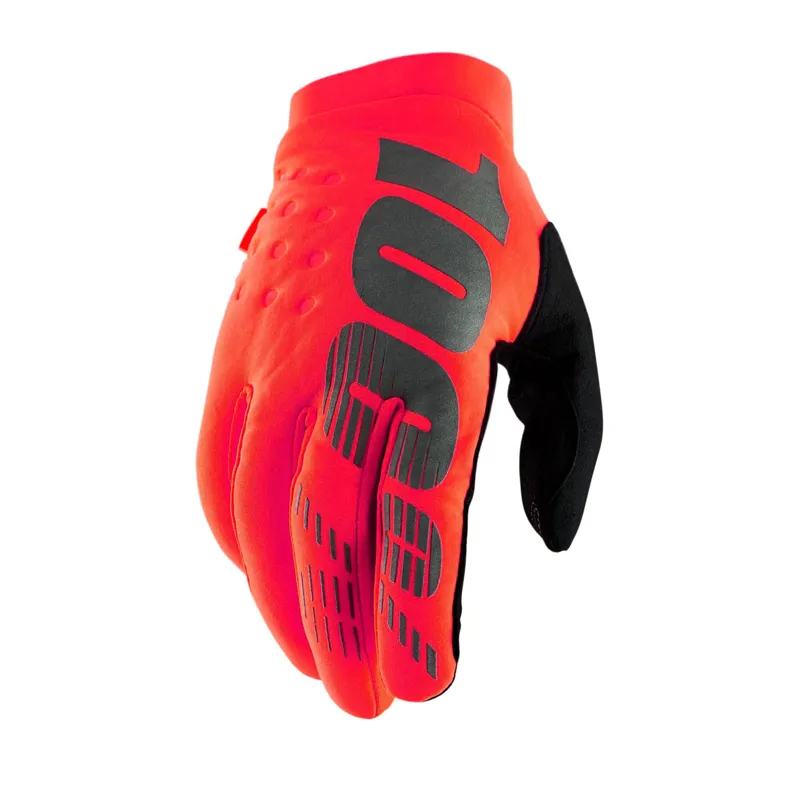100% Brisker Cold Weather Glove in Red