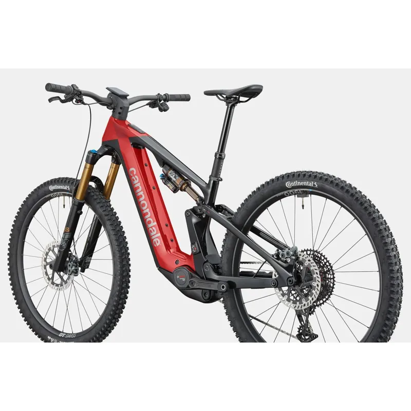 2025 Cannondale Moterra 1 Electric Mountain Bike in Metallic Red-2