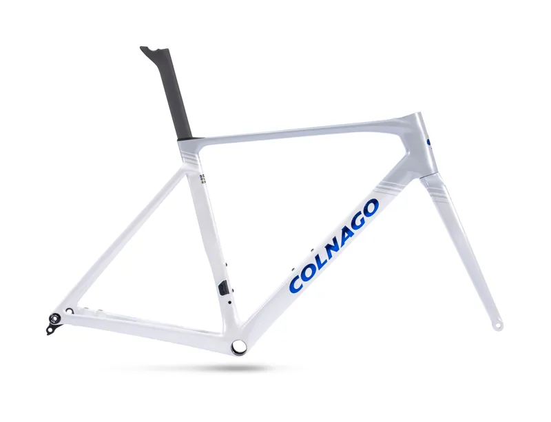2026 Colnago V5Rs Disc Carbon Road Frameset in White/Grey VRWB