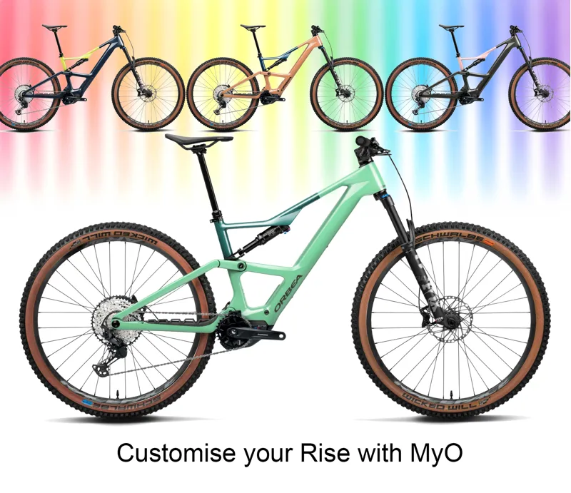 2025 Orbea Rise SL M20 630Wh eMTB in MyO Custom Colours