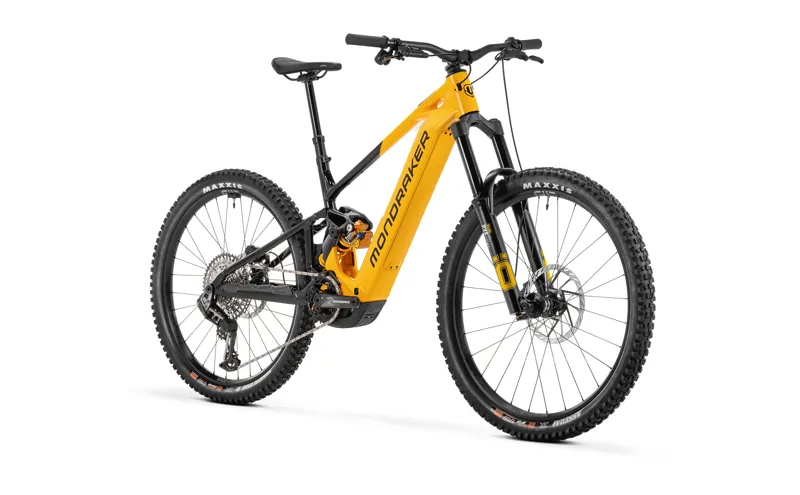 2026 Mondraker Level XR Electric Mountain Bike in Yellow/Superblack-1