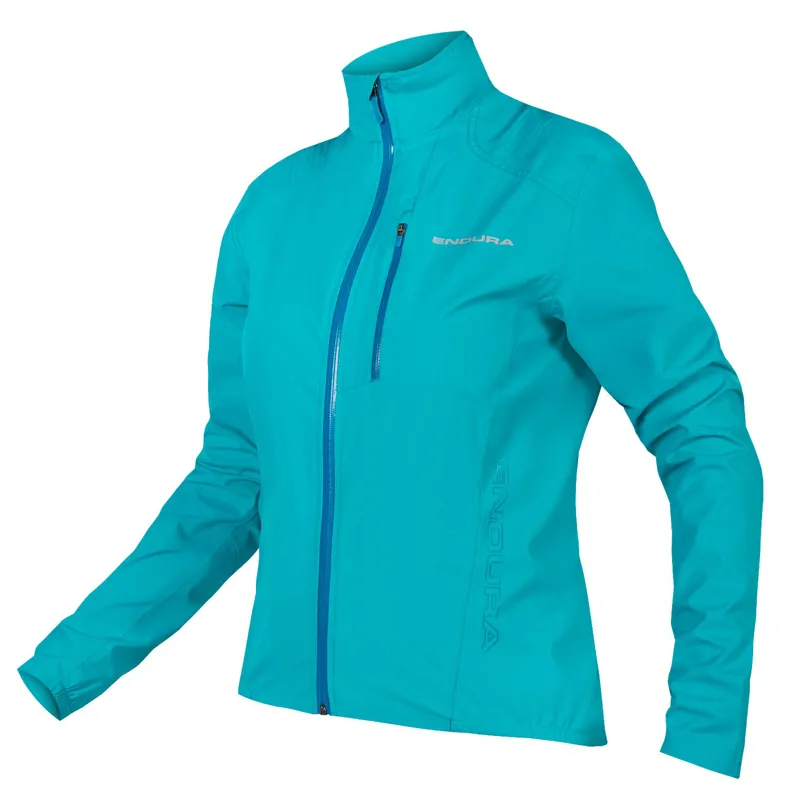 Endura Womens Hummvee Lite Waterproof Jacket in Pacific Blue
