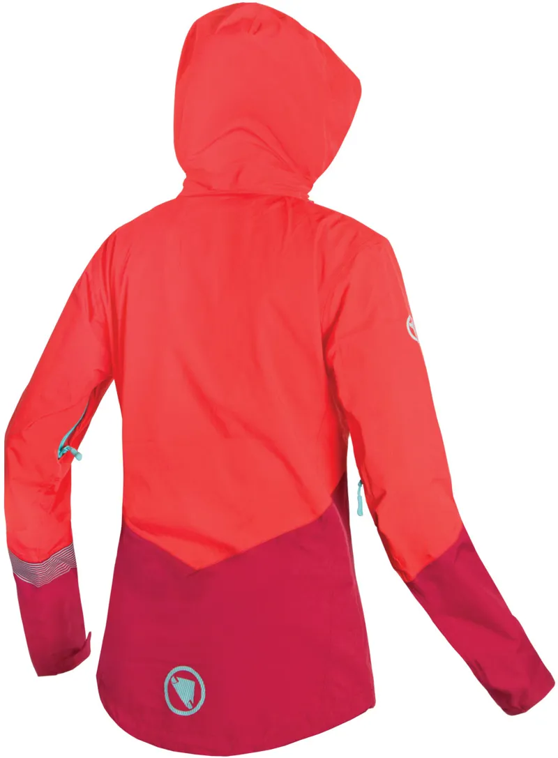 Endura Womens SingleTrack II Jacket in Coral -1