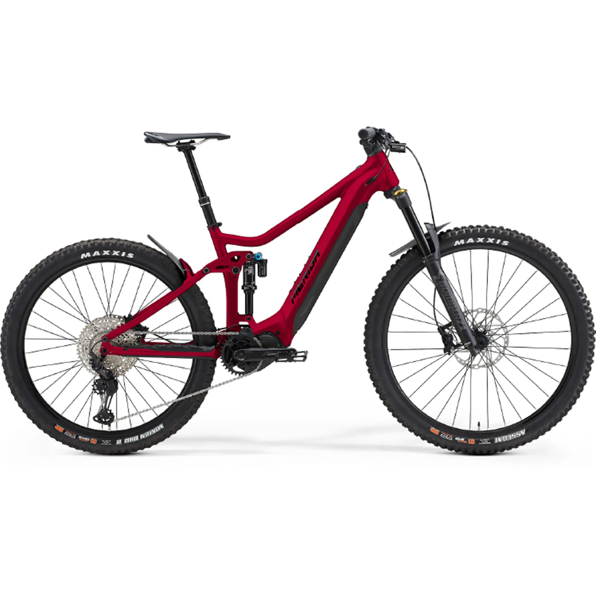 2023 Merida eOne-Sixty 700 Electric Mountain Bike in Red